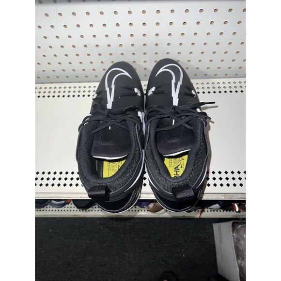 Nike Alpha Menace Pro 3 Mens Football Cleats Size 7.5 Black White CT6649-001 - Picture 2 of 7